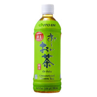 Ito En Oi Ocha Unsweetened Green Tea, 16.9 fl oz, 12-count