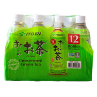 Ito En Oi Ocha Unsweetened Green Tea, 16.9 fl oz, 12-count