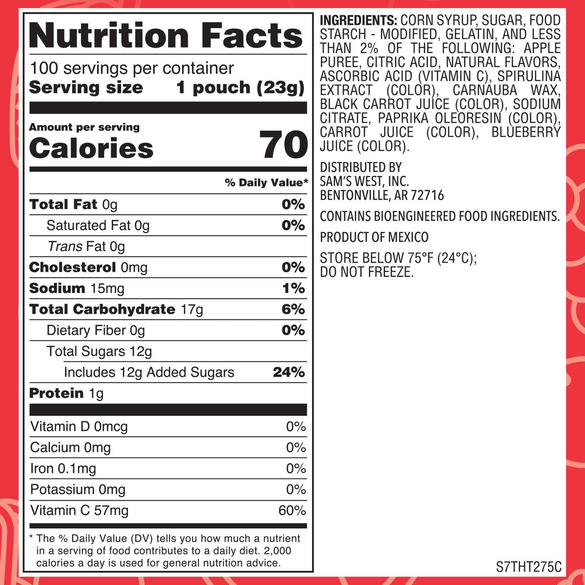 Member's Mark Fruity Snacks, 0.8 oz., 100 pk.