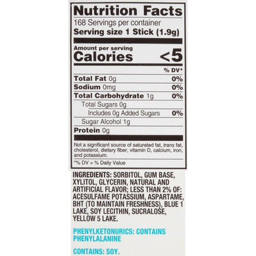 Trident Sugar Free Gum, Wintergreen, 14 Sticks, 12-count