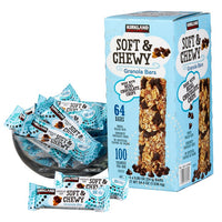 Kirkland Signature Soft & Chewy Granola Bars, 0.85 oz, 64-count