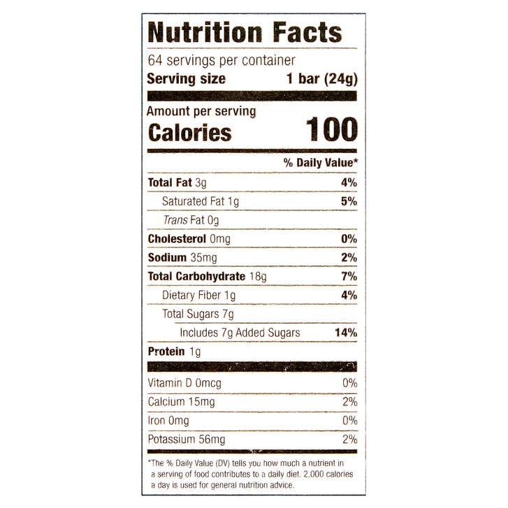 Kirkland Signature Soft & Chewy Granola Bars, 0.85 oz, 64-count