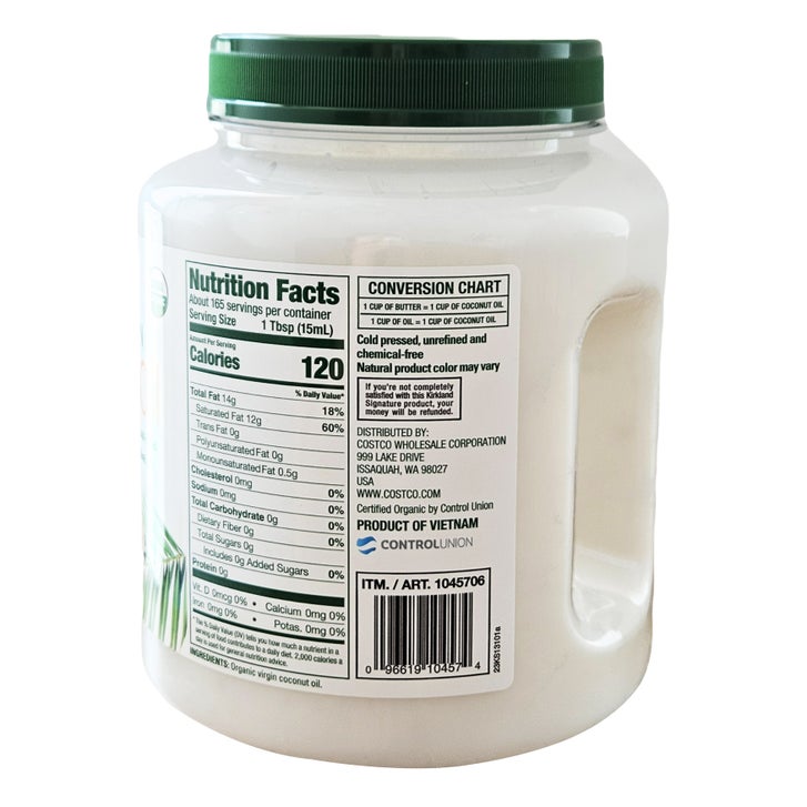 Kirkland Signature, Organic Virgin Coconut Oil, 84 fl oz