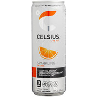 CELSIUS Energy Drink, Sparkling Orange, 12 fl oz, 24 ct