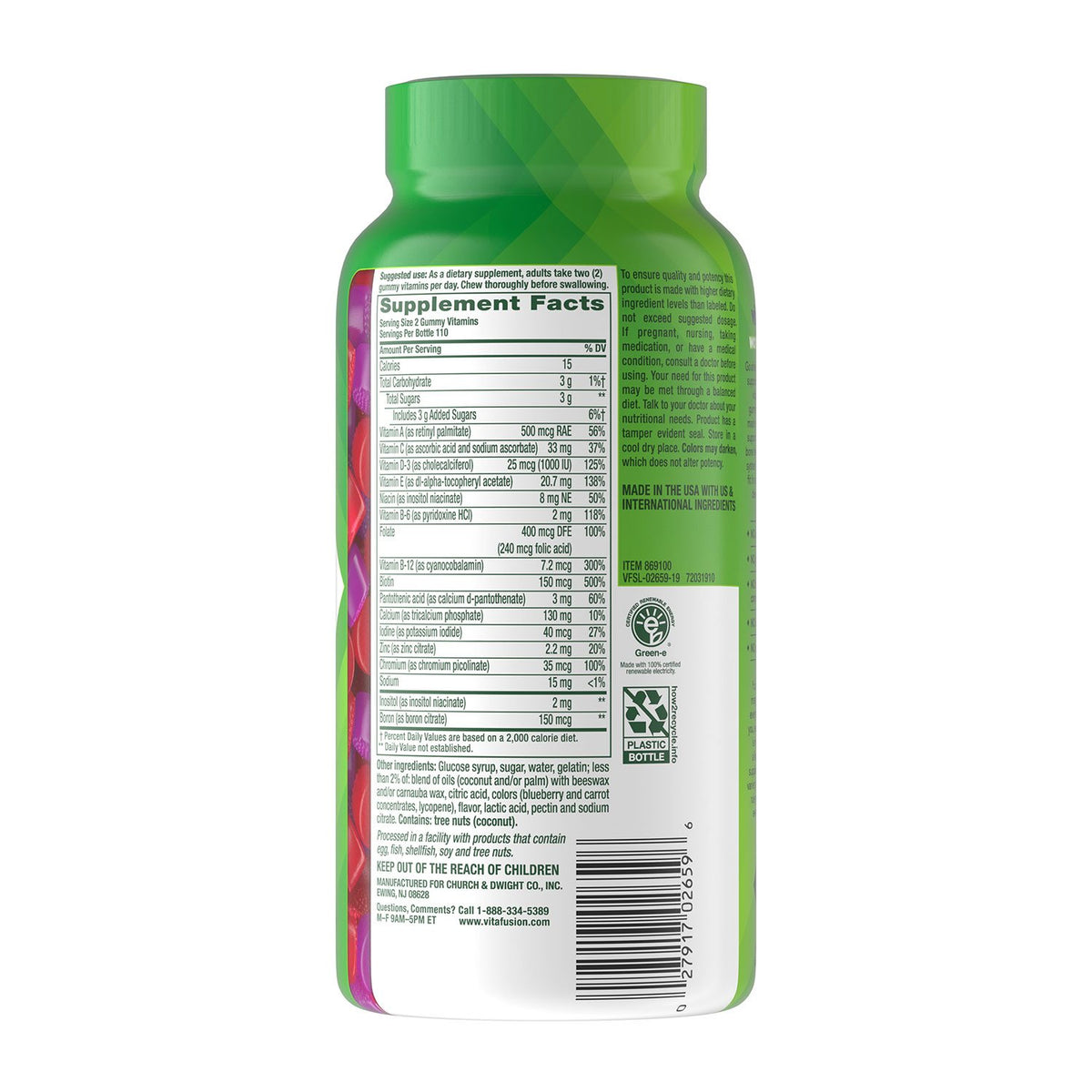 Vitafusion Women's Multivitamins Gummy Vitamins, 220 ct.