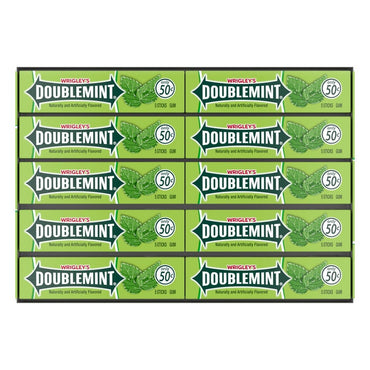 Wrigley's Doublemint Chewing Gum, 5-sticks, 40-count
