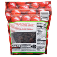 Kirkland Signature Organic Dried Tart Montmorency Cherries, 1 lb 4 oz