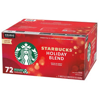 Starbucks K-Cup Coffee Pods 72ct, Limited Edition Holiday Blend Medium Roast Coffee, 100% Arabica