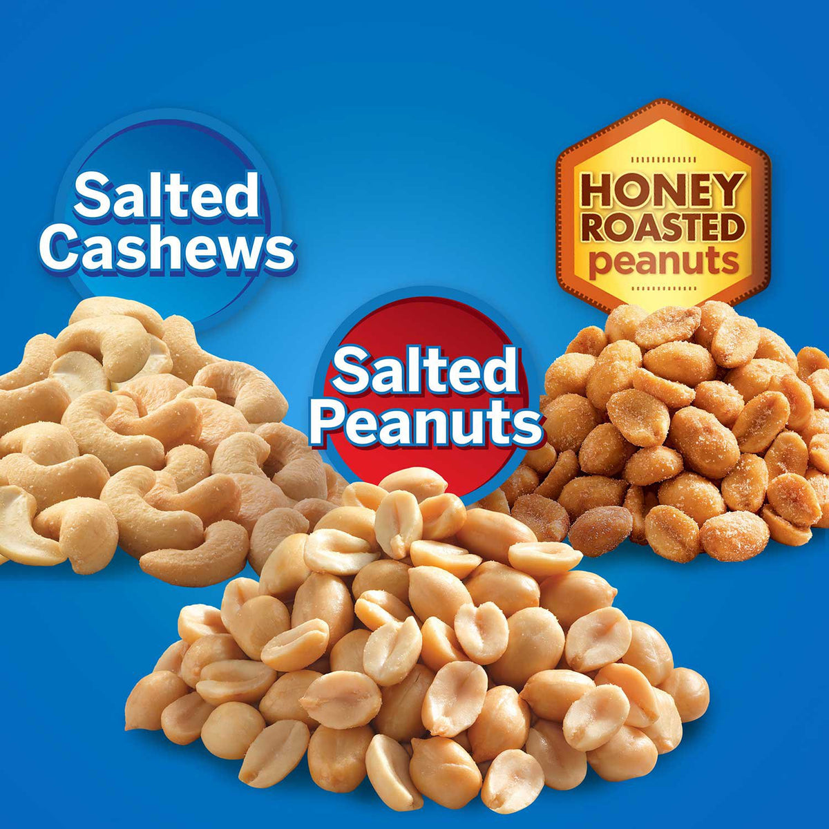 Planters Variety Pack Cashews & Peanuts, 24 pk.