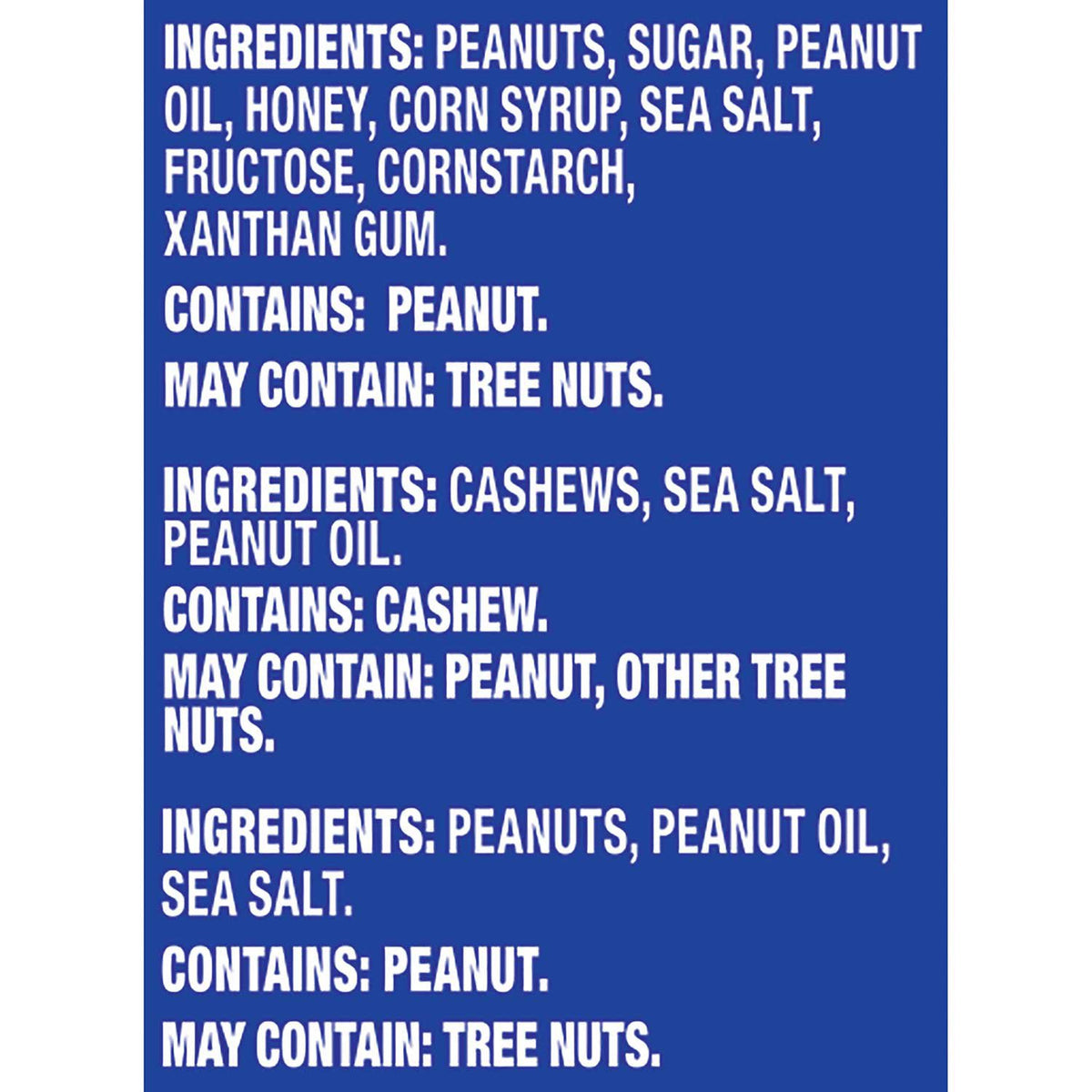 Planters Variety Pack Cashews & Peanuts, 24 pk.