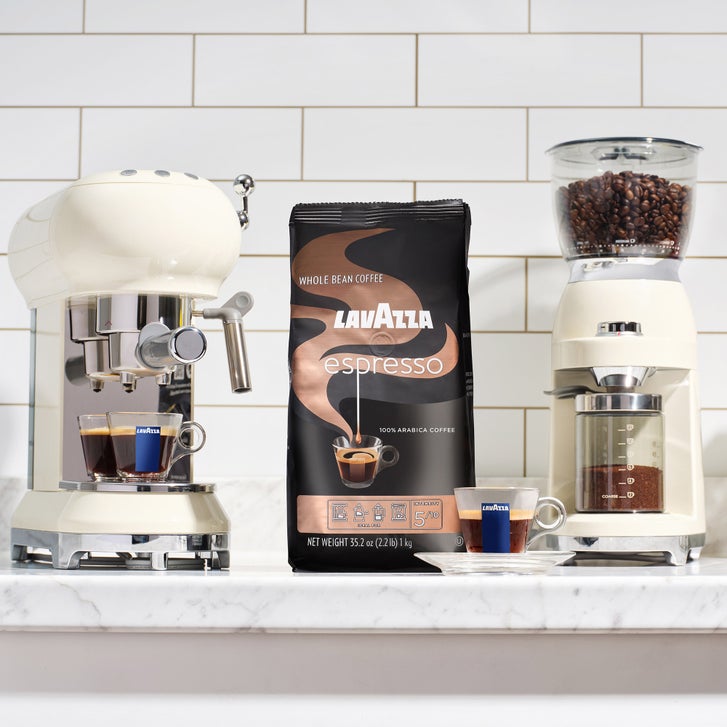 Lavazza Caffé Espresso 100% Premium Arabica Coffee, Whole Bean, 2.2 lbs