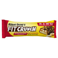 FITCRUNCH Protein Bars, 16g Protein, Chocolate Peanut Butter, 1.62 oz, 18 ct