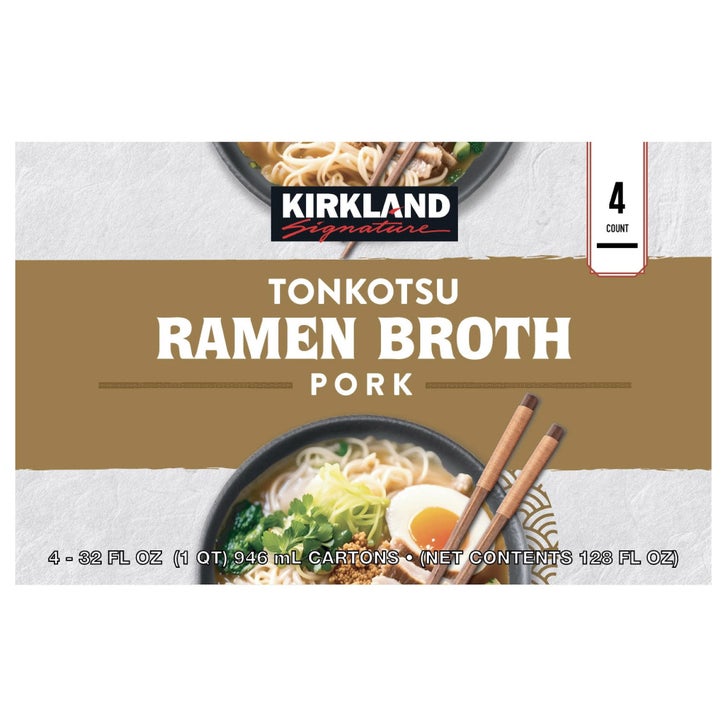 Kirkland Signature Tonkotsu Pork Ramen Broth, 32 fl oz, 4-count