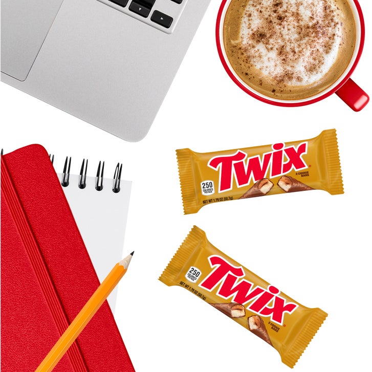Twix Caramel Cookie Chocolate Candy Bar, Full Size, 1.79 oz, 36-count