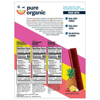 Pure Organic Layered Fruit Bars, Variety Pack,  0.63 oz, 28-count