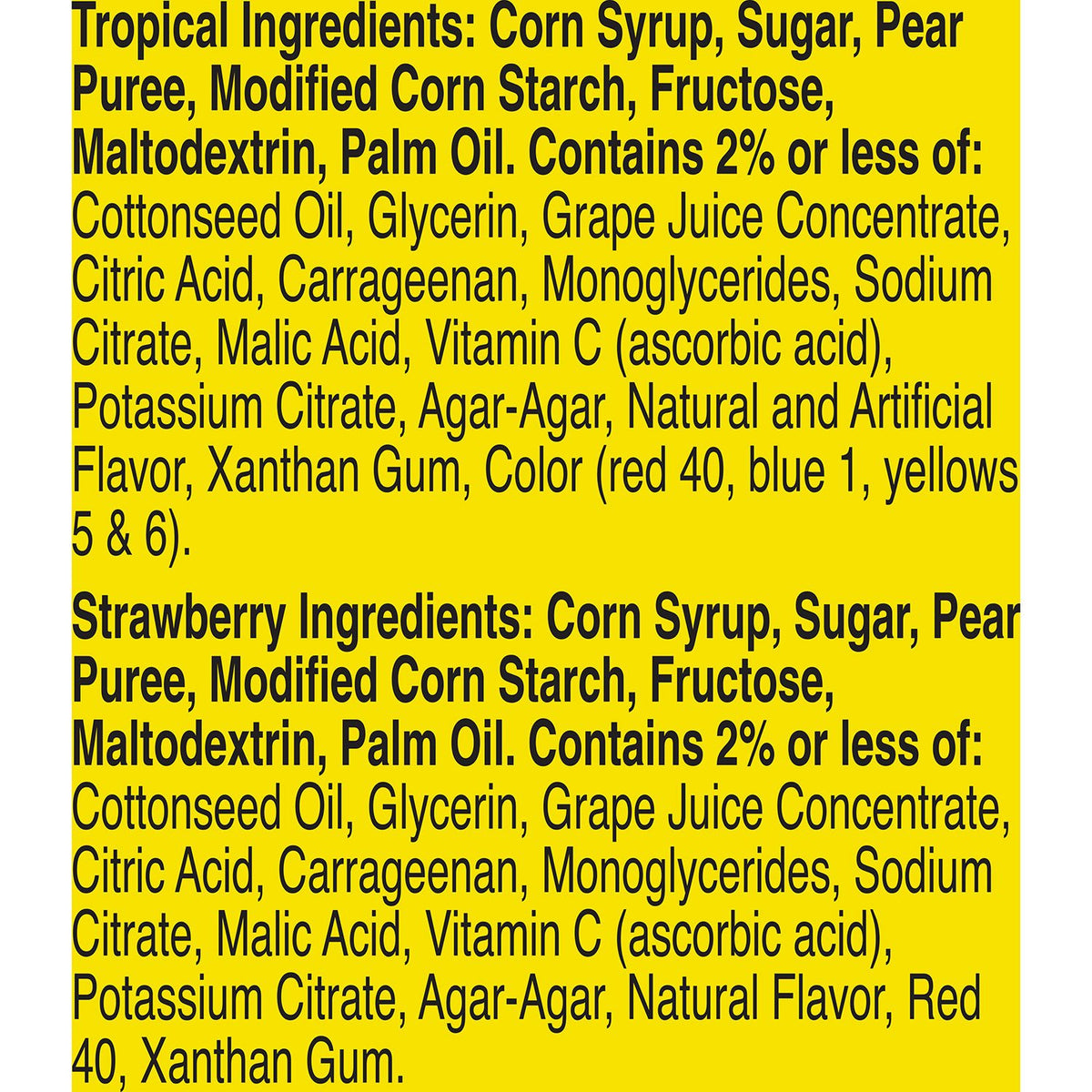 Gushers Strawberry & Tropical Variety Pack Snacks, 0.8 oz., 42 pk.