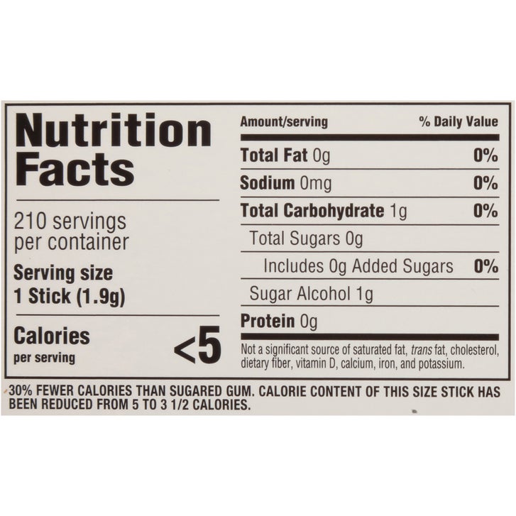Trident Sugar Free Gum, Cinnamon, 14 Pieces, 15-count