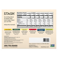 Stash Tea Essentials, Variety Pack, 180-count