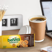 belVita Breakfast Sandwich Biscuits, Dark Chocolate Creme, 1.76 oz, 25-count