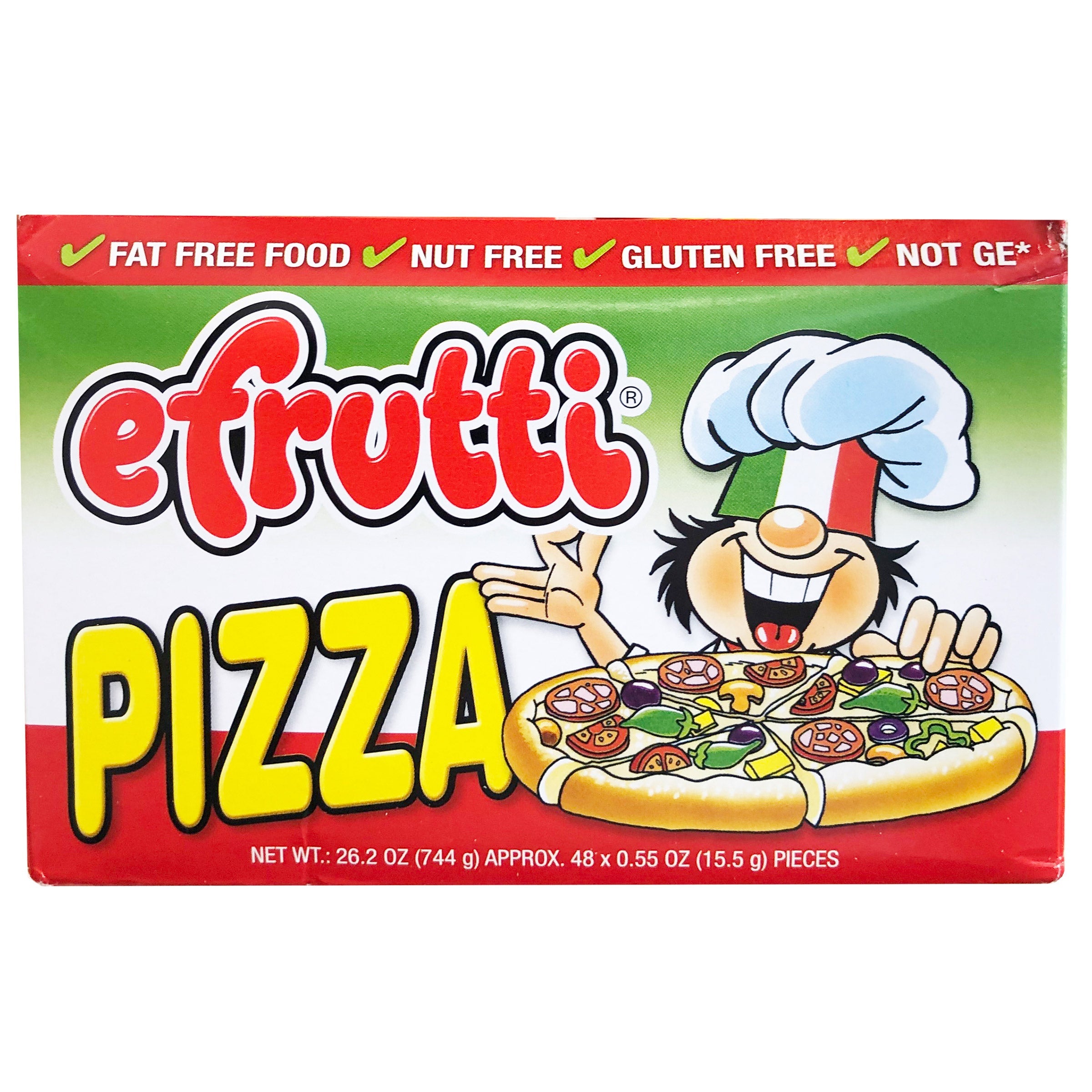 E.Frutti Gummi Pizza, 48-Count