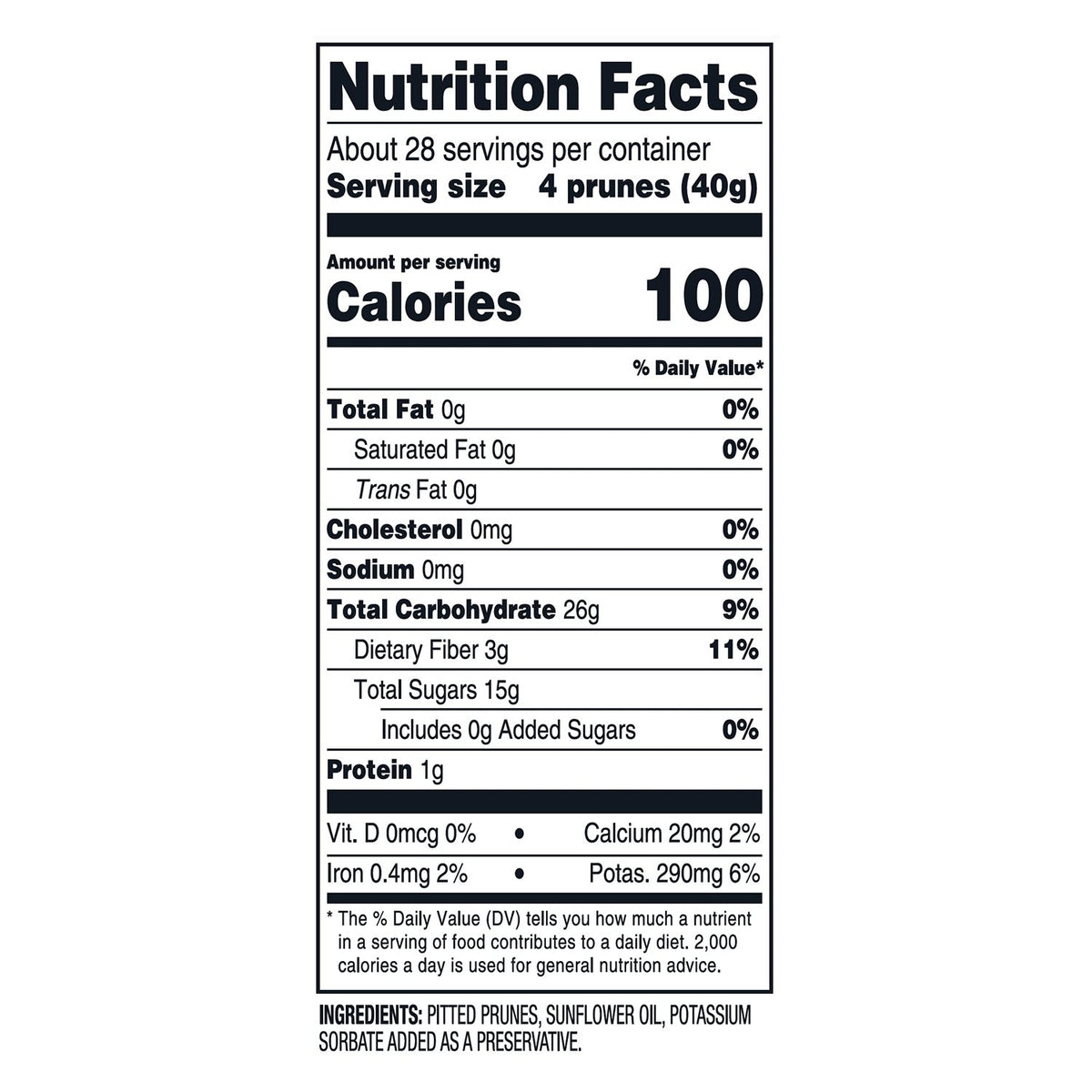 Member's Mark Dried Pitted Prunes, 40 oz.