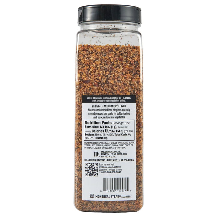 McCormick, Grill Mates, Montreal Steak Seasoning, 29 oz