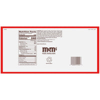 M&M's Chocolate Candy, Peanut Butter, Full Size 1.63 oz, 24-count