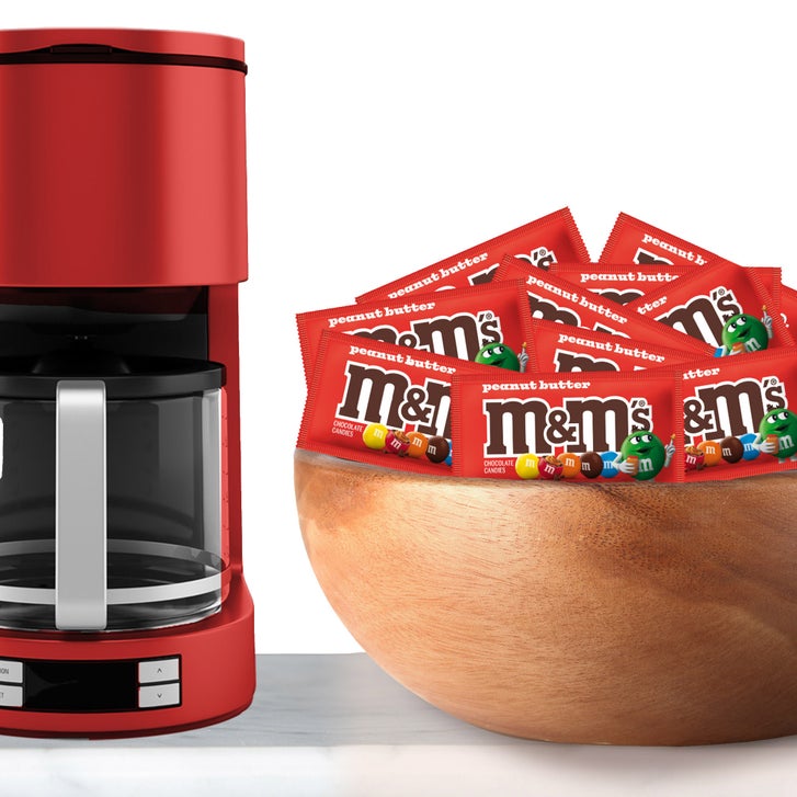 M&M's Chocolate Candy, Peanut Butter, Full Size 1.63 oz, 24-count