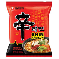 Nongshim Shin Ramyun Noodles with Soup Mix, Gourmet Spicy, 4.2 oz, 18-count