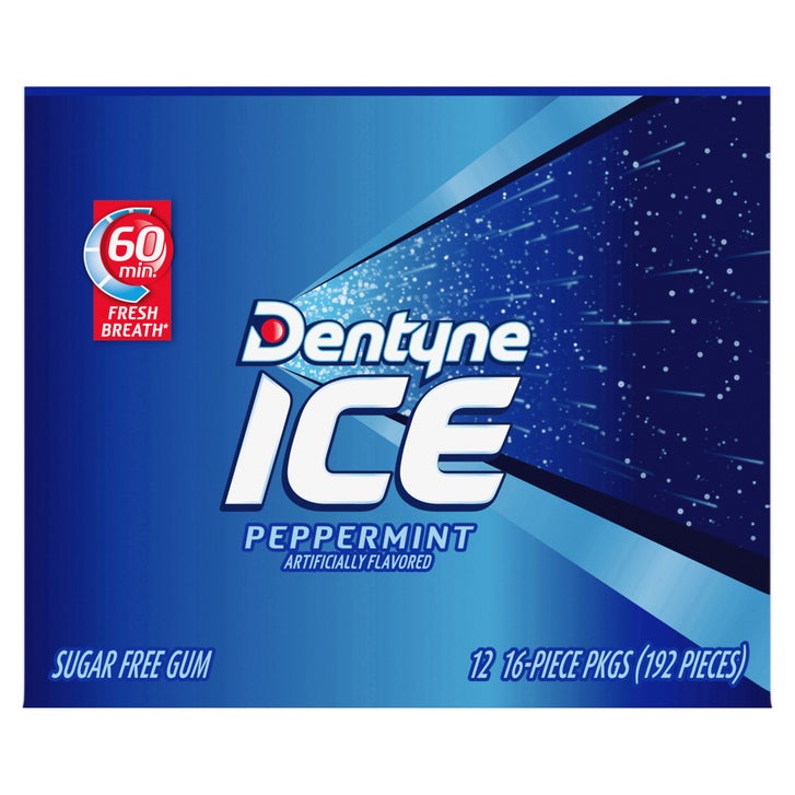 Dentyne Ice Sugar Free Gum, Peppermint, 12-count