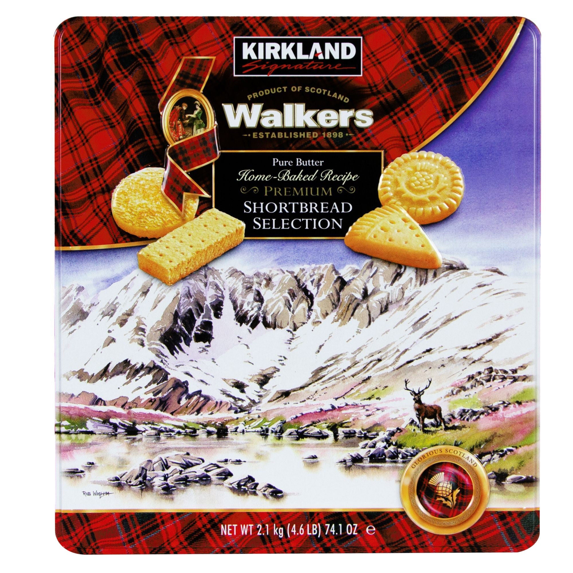 Kirkland Signature Walkers Premium Shortbread Selection, 4.6 lbs
