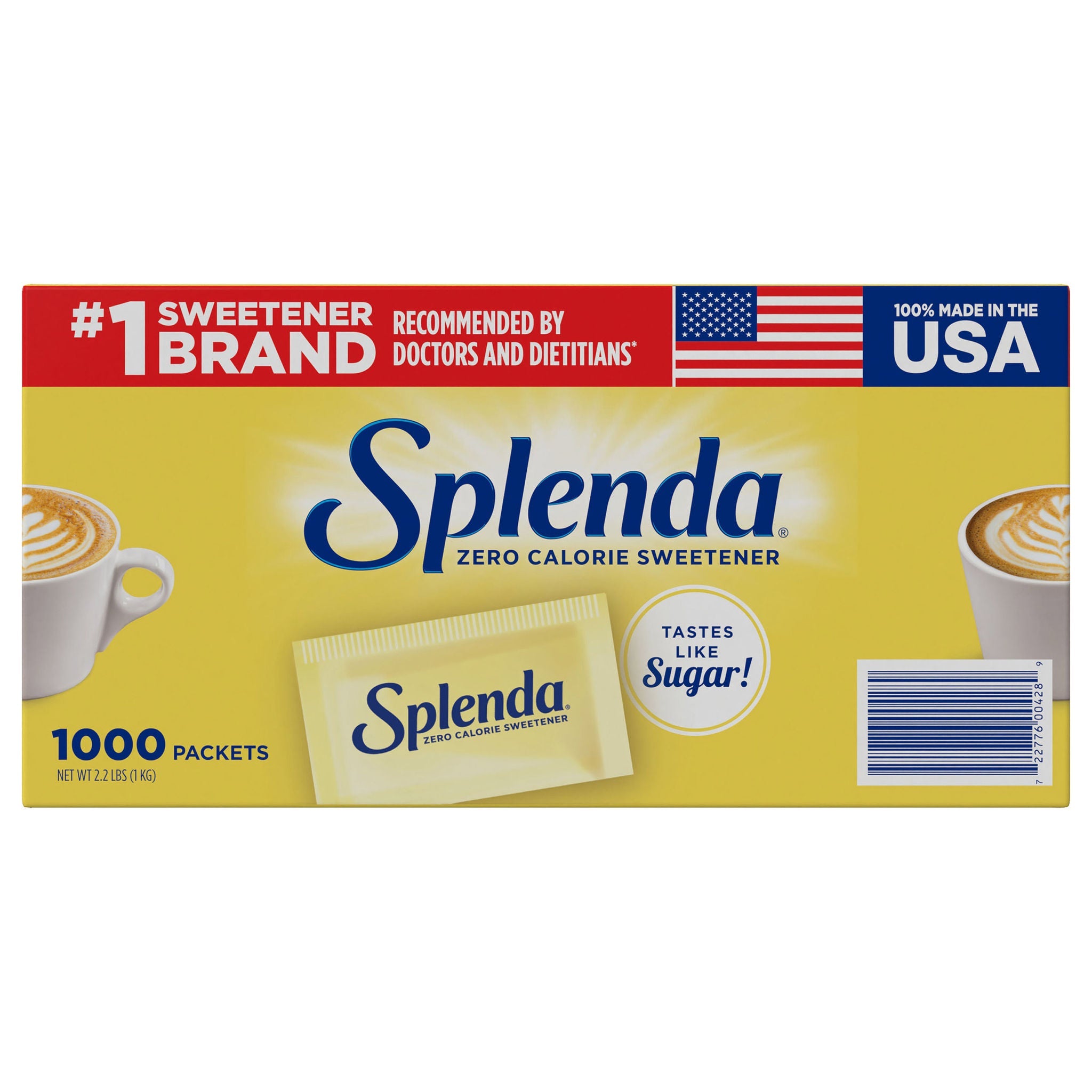 Splenda Zero Calorie Sweetener Packets, 1,000 Count